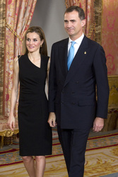 Prinz Felipe von Spanien und Prinzessin Letizia von Spanien, Madrid