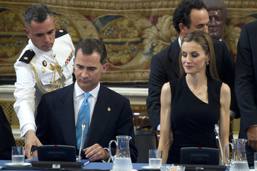 Prinz Felipe von Spanien und Prinzessin Letizia von Spanien, Madrid