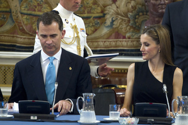 Prinz Felipe von Spanien und Prinzessin Letizia von Spanien, Madrid