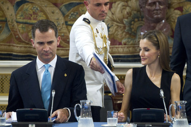 Prinz Felipe von Spanien und Prinzessin Letizia von Spanien, Madrid