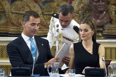 Prinz Felipe von Spanien und Prinzessin Letizia von Spanien, Madrid