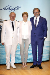 Presskonfernez zu Taufe der 'Mein Schiff 3', Hamburg
