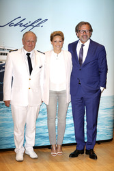 Presskonfernez zu Taufe der 'Mein Schiff 3', Hamburg