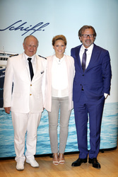Presskonfernez zu Taufe der 'Mein Schiff 3', Hamburg