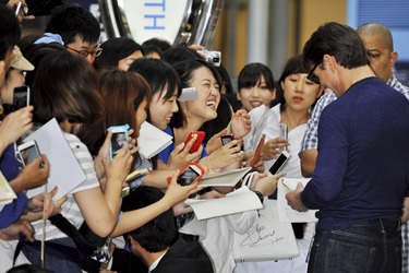 Ankunft von Tom Cruise in Osaka