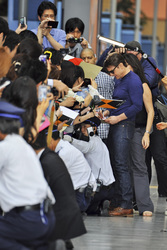 Ankunft von Tom Cruise in Osaka