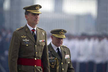 König Felipe empfängt die Armee und die Guardia Civil, Madrid