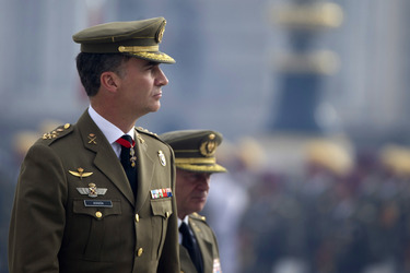 König Felipe empfängt die Armee und die Guardia Civil, Madrid