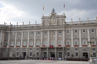 König Felipe empfängt die Armee und die Guardia Civil, Madrid