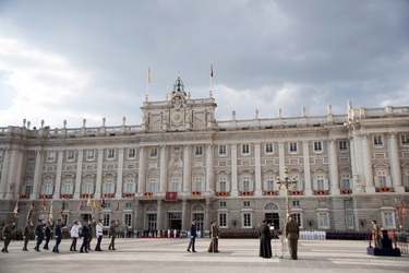 König Felipe empfängt die Armee und die Guardia Civil, Madrid