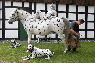 Hufschmied / Farrier Bodypainting