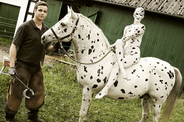 Hufschmied / Farrier Bodypainting