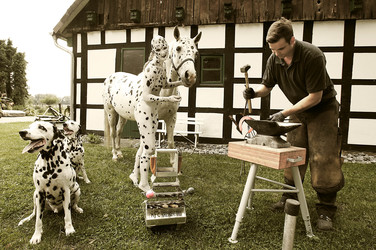 Hufschmied / Farrier Bodypainting