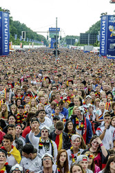 WM-Fanmeile beim Spiel Deutschland gegen USA, Berlin