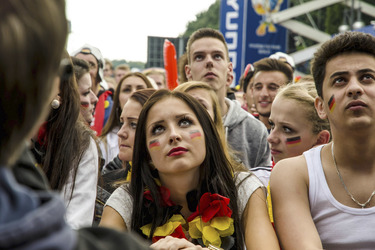 WM-Fanmeile beim Spiel Deutschland gegen USA, Berlin