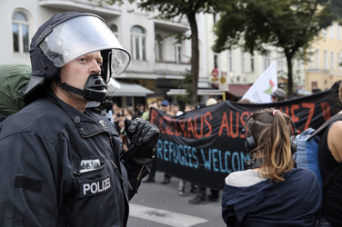 Demonstration für Bleiberecht, Berlin