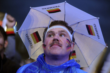 WM-Fanmeile beim Spiel Deutschland gegen Algerien, Berlin