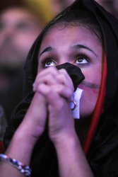 WM-Fanmeile beim Spiel Deutschland gegen Algerien, Berlin