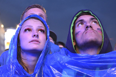 WM-Fanmeile beim Spiel Deutschland gegen Algerien, Berlin