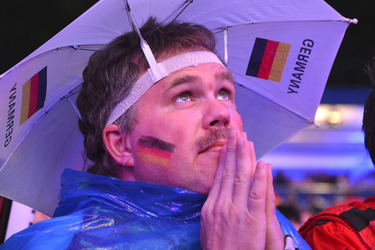 WM-Fanmeile beim Spiel Deutschland gegen Algerien, Berlin