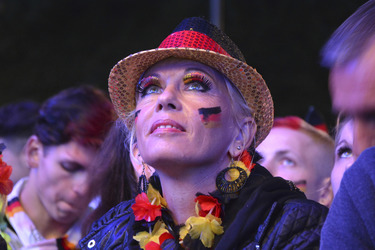 WM-Fanmeile beim Spiel Deutschland gegen Algerien, Berlin