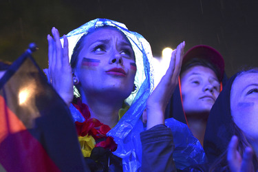 WM-Fanmeile beim Spiel Deutschland gegen Algerien, Berlin