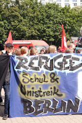 Refugee Schul- und Unistreik, Berlin