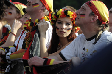 WM-Fanmeile beim Spiel Deutschland gegen Frankreich, Berlin