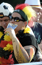 WM-Fanmeile beim Spiel Deutschland gegen Frankreich, Berlin