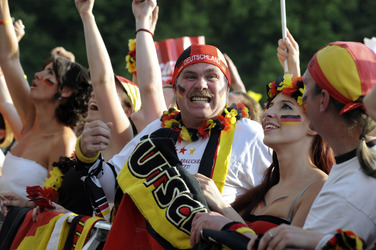 WM-Fanmeile beim Spiel Deutschland gegen Frankreich, Berlin