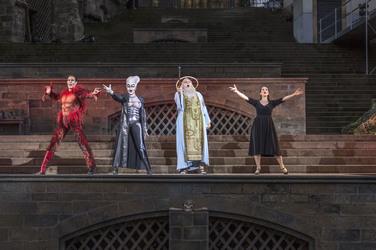 'Jedermann - Die Rockoper' Premiere, Erfurt