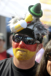 Puiblic Viewing beim WM-Spiel Deutschland gegen Brasilien, New York