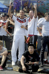 Puiblic Viewing beim WM-Spiel Deutschland gegen Brasilien, New York
