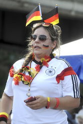 Puiblic Viewing beim WM-Spiel Deutschland gegen Brasilien, New York