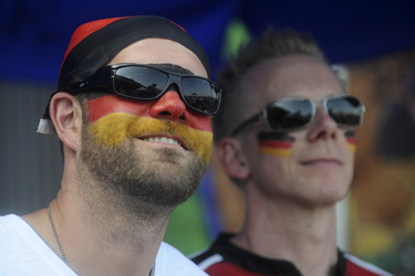 Puiblic Viewing beim WM-Spiel Deutschland gegen Brasilien, New York