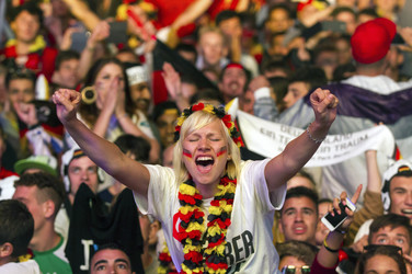 WM-Fanmeile beim Finalspiel Deutschland gegen Argentinien, Berlin