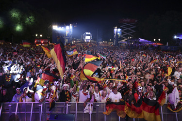 WM-Fanmeile beim Finalspiel Deutschland gegen Argentinien, Berlin
