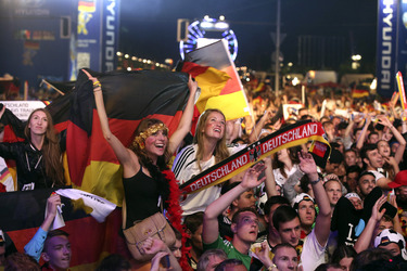 WM-Fanmeile beim Finalspiel Deutschland gegen Argentinien, Berlin