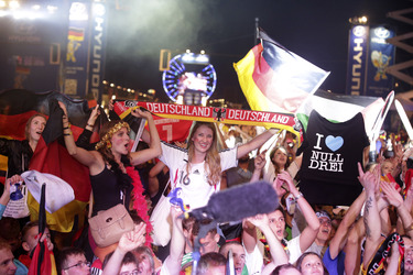 WM-Fanmeile beim Finalspiel Deutschland gegen Argentinien, Berlin