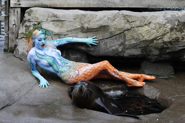 Tierpfleger / Zookeeper Bodypainting