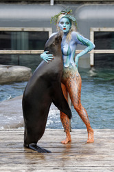 Tierpfleger / Zookeeper Bodypainting