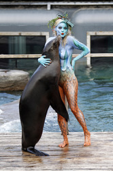 Tierpfleger / Zookeeper Bodypainting