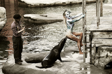 Tierpfleger / Zookeeper Bodypainting