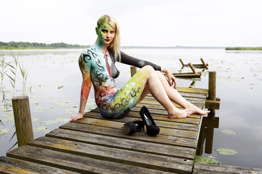 Color Suit Bodypainting
