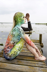 Color Suit Bodypainting