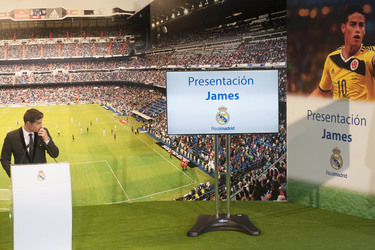 Real Madrid präsentiert James Rodriguez, Madrid