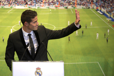 Real Madrid präsentiert James Rodriguez, Madrid