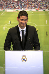 Real Madrid präsentiert James Rodriguez, Madrid