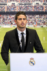 Real Madrid präsentiert James Rodriguez, Madrid