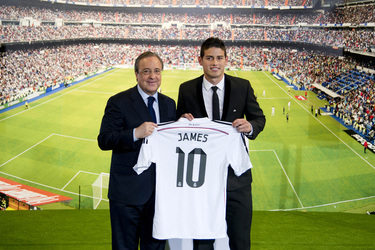 Real Madrid präsentiert James Rodriguez, Madrid